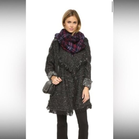 NWOT- FREE PEOPLE BLANKET WRAP CARDIGAN - Picture 3 of 8